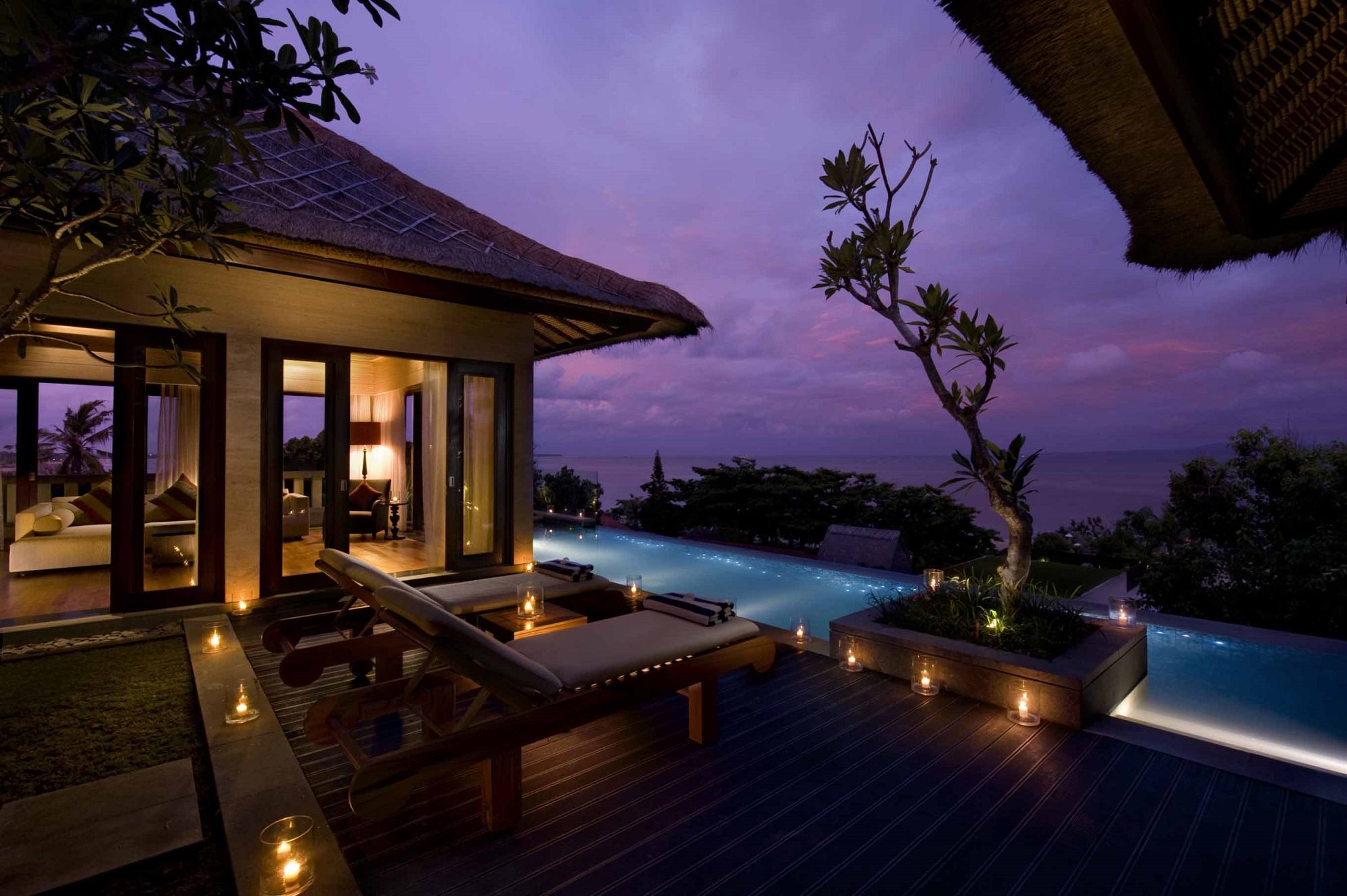 Очень красивые отели. Conrad Maldives Rangali Island, Мальдивы. Вилла на Бали. Терраса Бали бунгало. Conrad Bali Resort & Spa 5*.