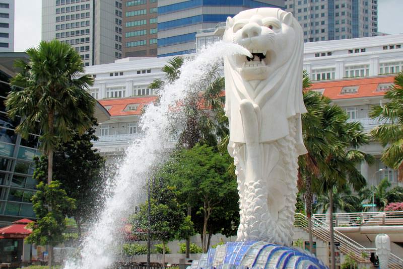 مجسمه مرلیون نماد سنگاپور
