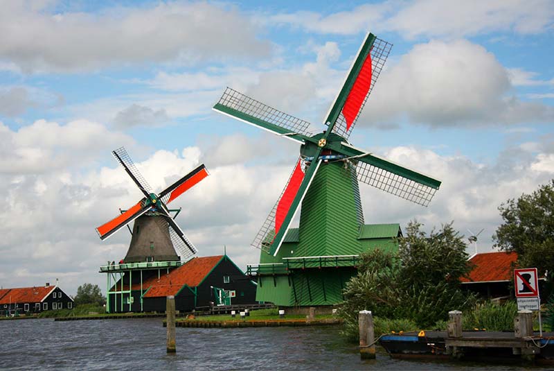 آسیاب های بادی هلند