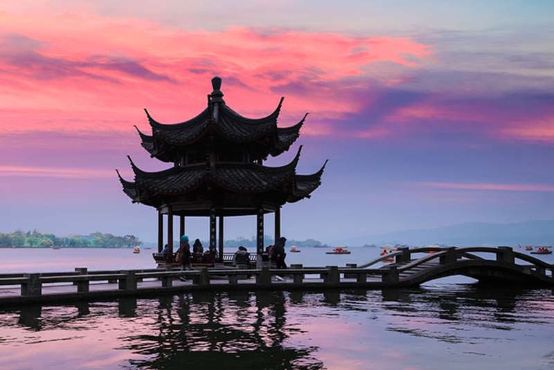 دریاچه غربی هانگزو چین