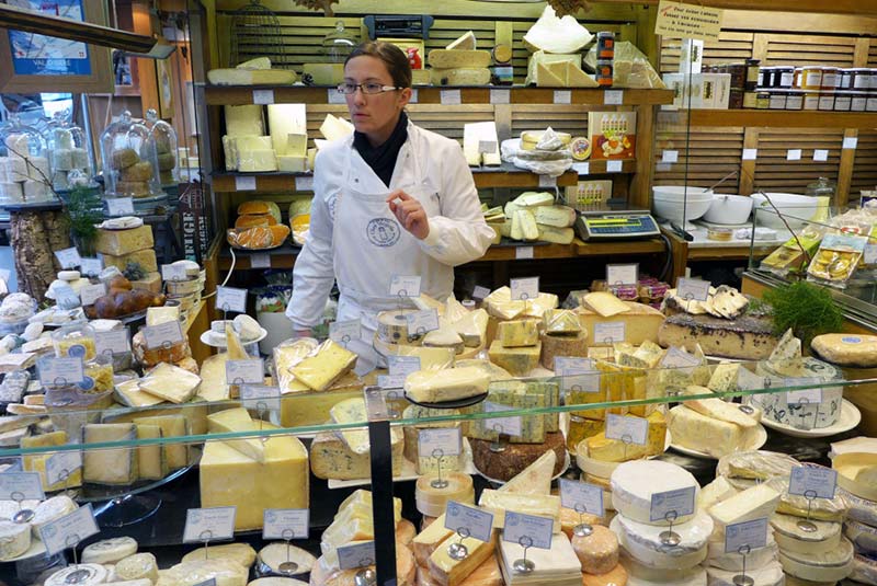 پنیر فروشی های پاریس