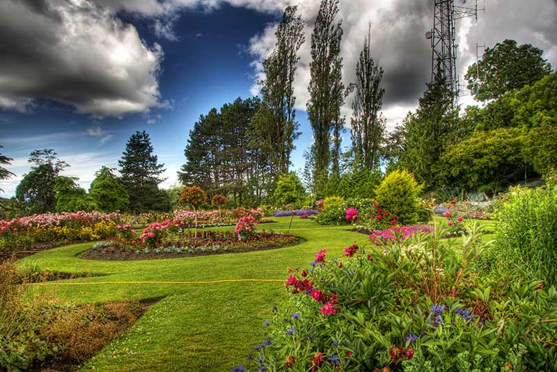 باغ های پارک ملکه الیزابت