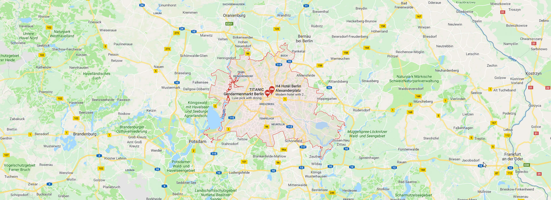 نقشه برلین
