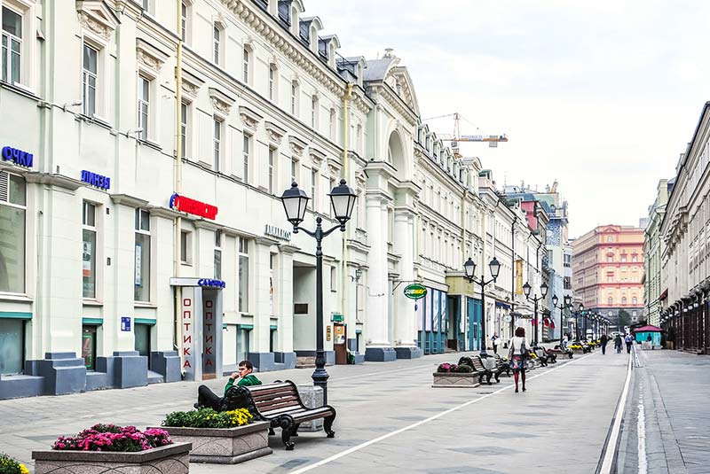 خیابان های مسکو