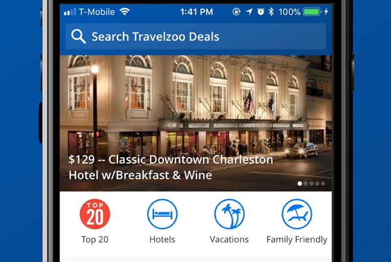 اپلیکیشن جستجوی هتل و هاستل TravelZoo