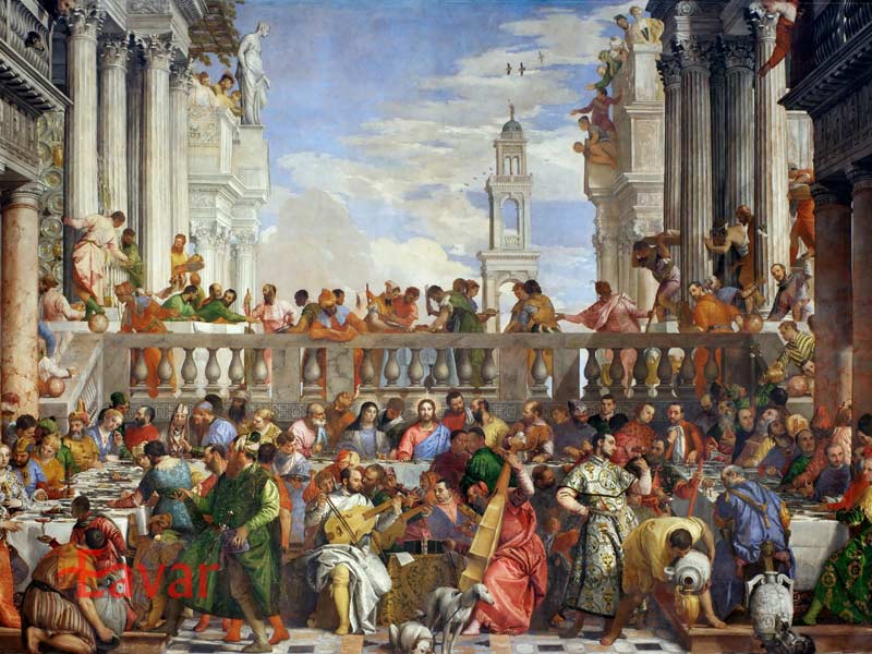 تابلو عروسی در قانا اثر ورونز