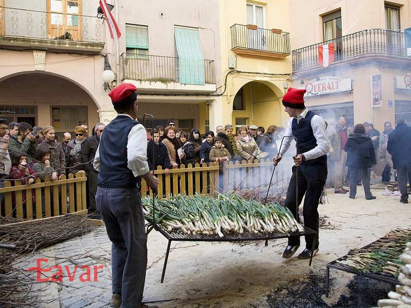 فستیوال کالسوتادا در کاتالونیا اسپانیا