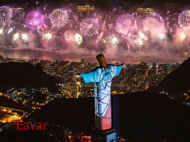 جشن سال نو میلادی در برزیل