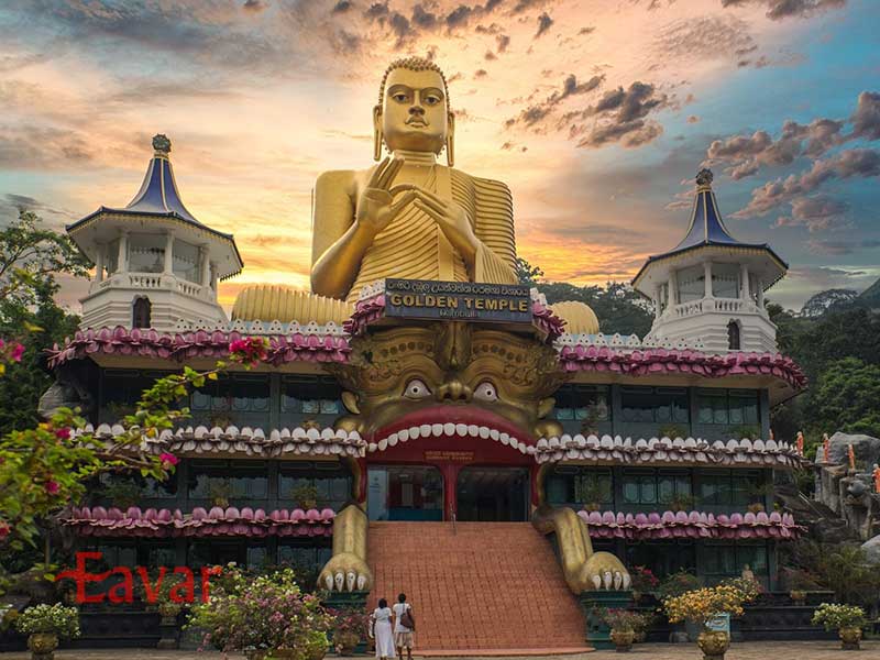 معبد طلایی دامبولا سریلانکا