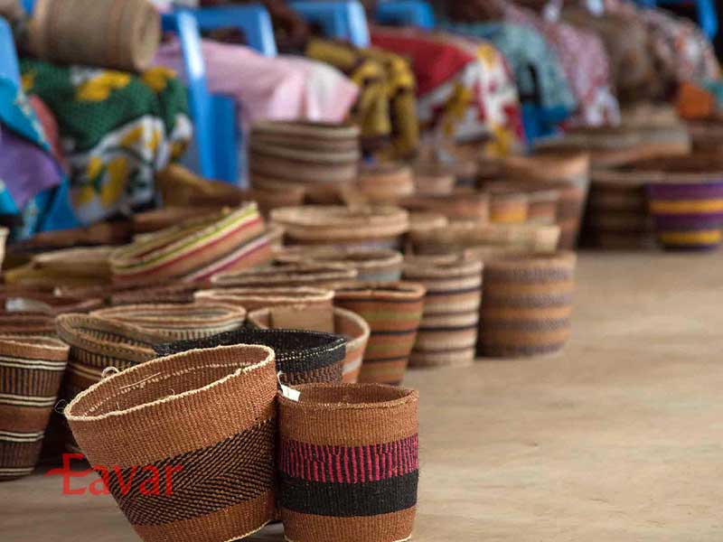 سبد های حصیری و سنتی دستباف کنیا