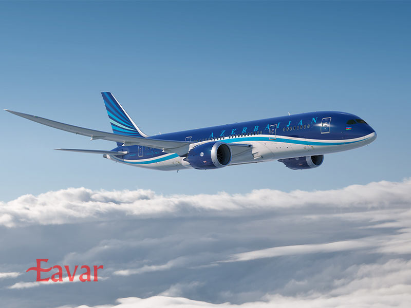 هواپیمایی آذربایجان پرواز مستقیم تهران باکو