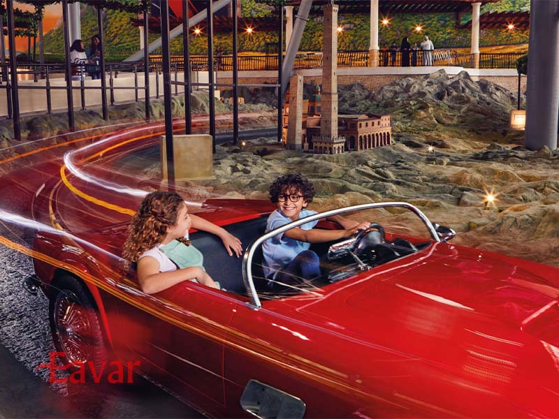 بخش کودکان فراری پارک دبی