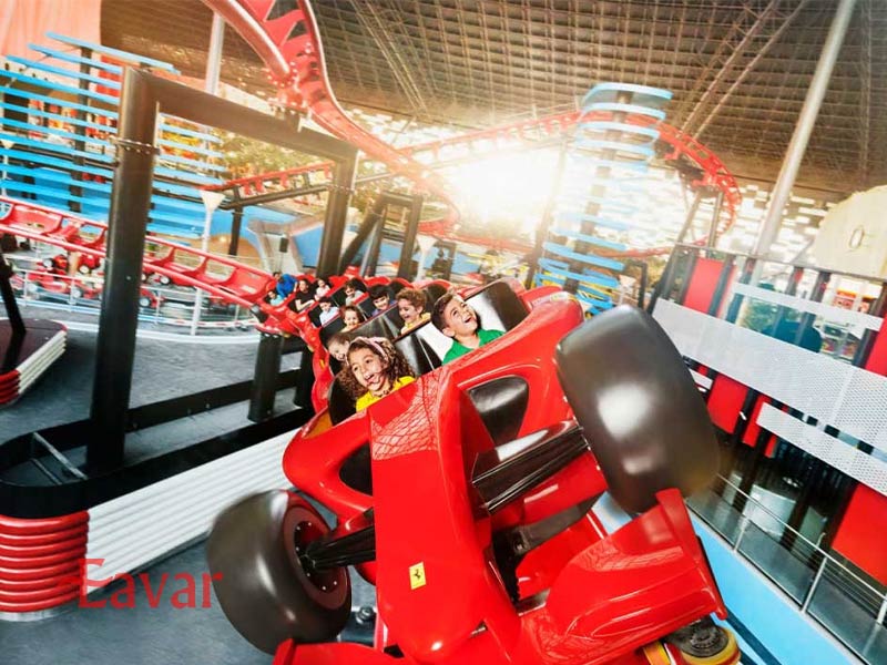 وسایل بازی پارک فراری ابوظبی