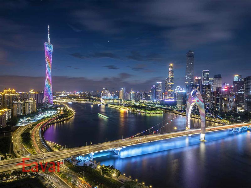 گوانجو در شب