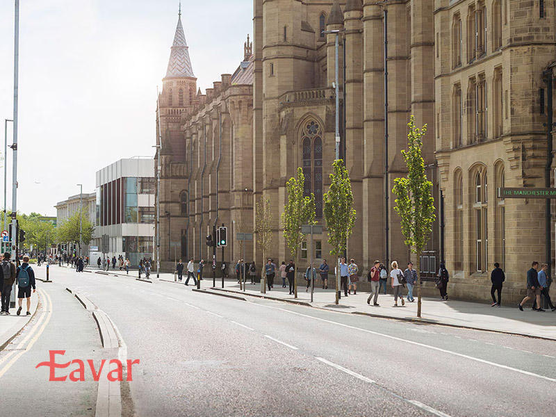 شهر منچستر انگلستان از شهرهای بزرگ اروپا