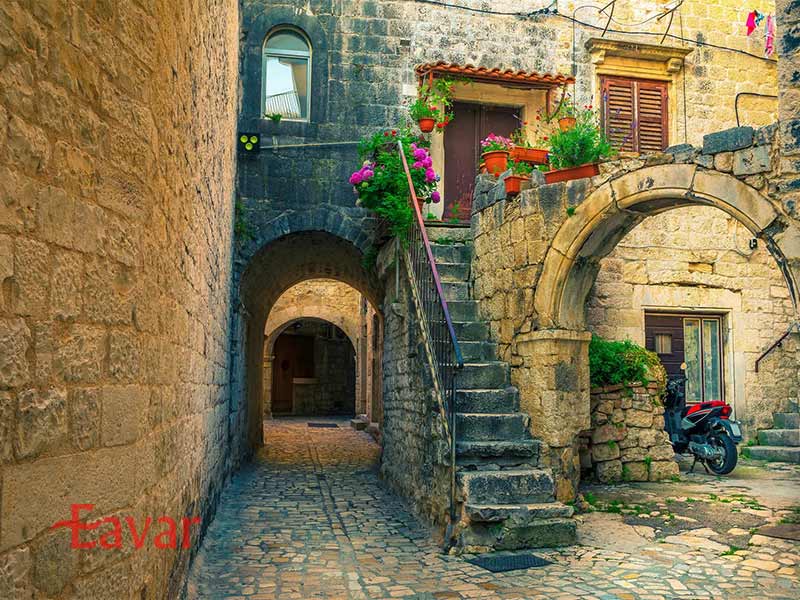 شهر قدیم تروگیر در کرواسی