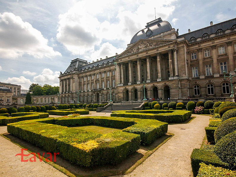 معماری کاخ سلطنتی بروکسل