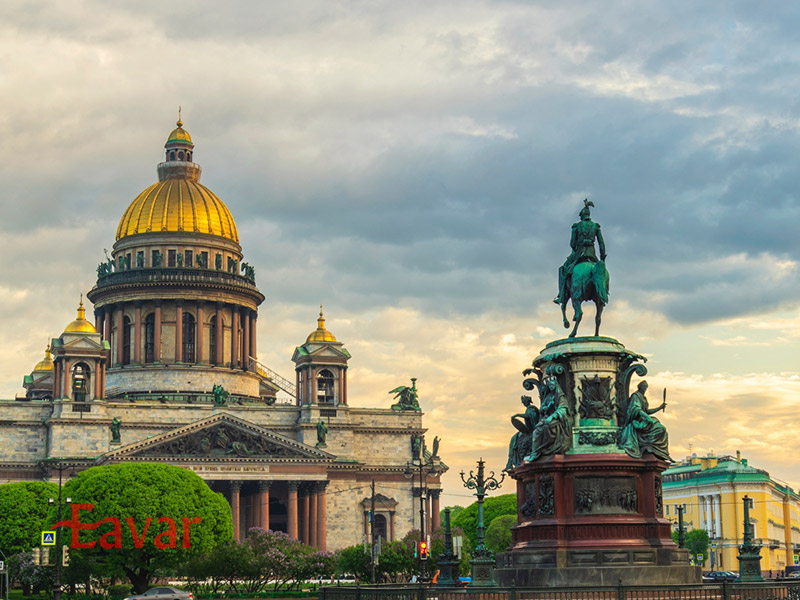 شهر سن پترزبورگ روسیه بزرگ ترین شهر اروپا