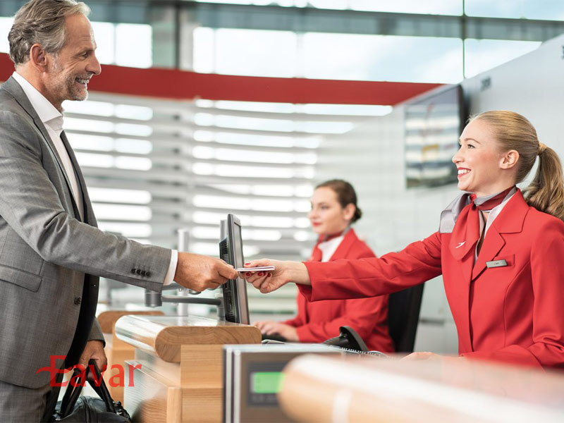 بخش های مختلف فرودگاه وین