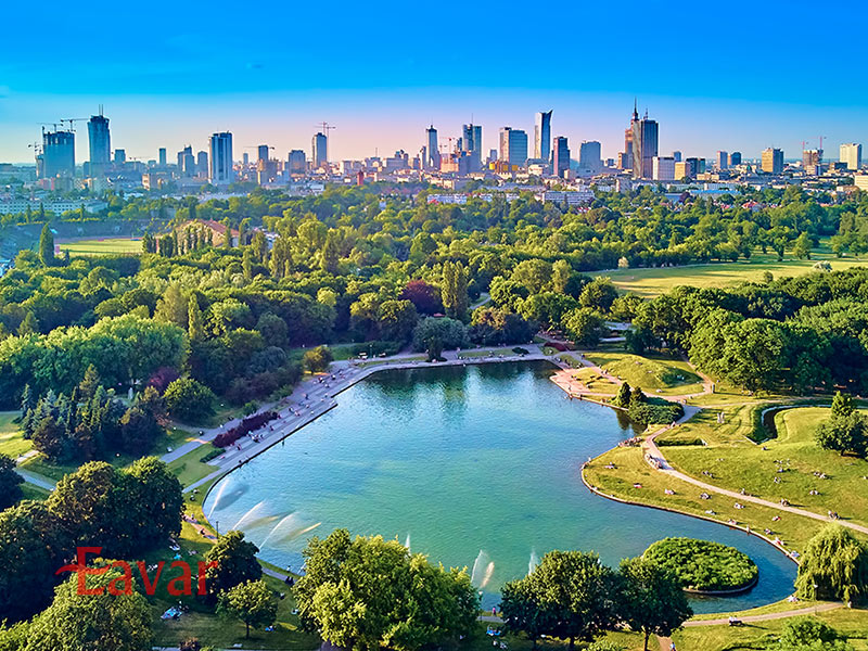 شهر ورشو در لهستان