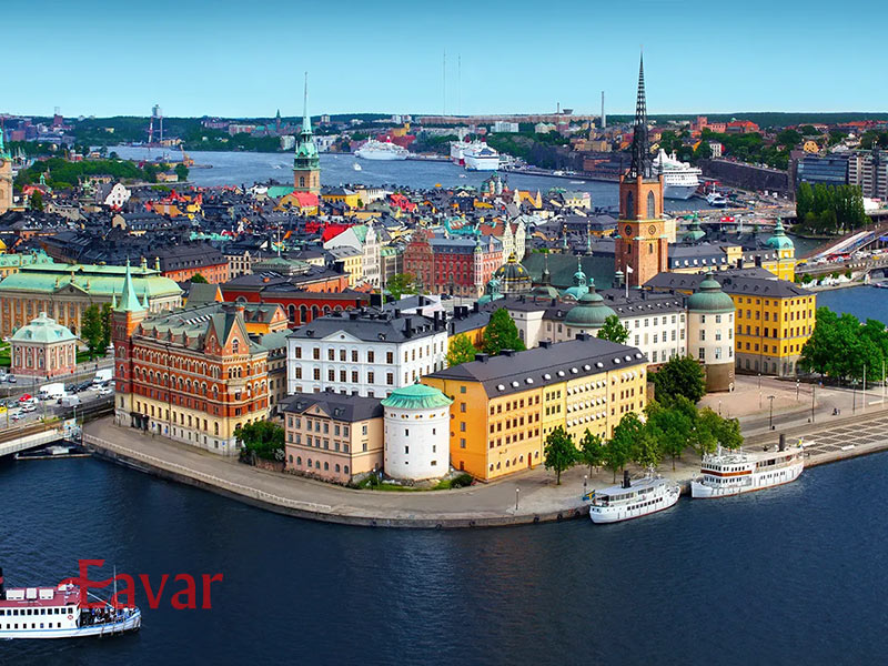 محله قدیمی استکهلم از جاهای دیدنی سوئد