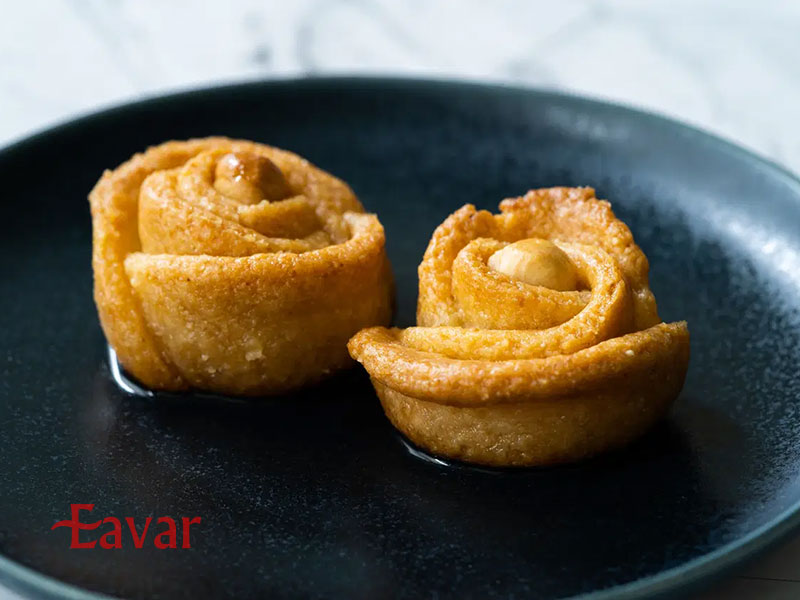 شیرینی گل رز ترکیه
