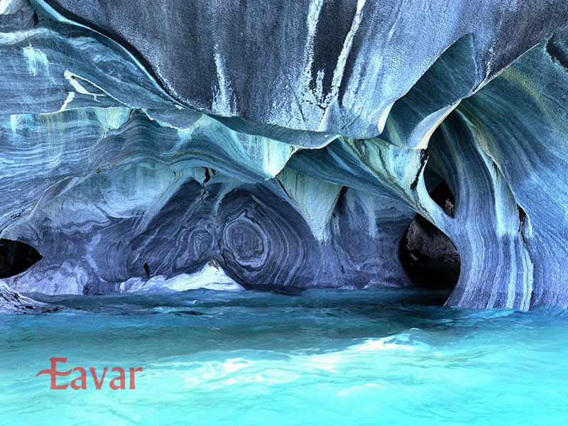 غارهای مرمری از جاذبه های طبیعی شیلی