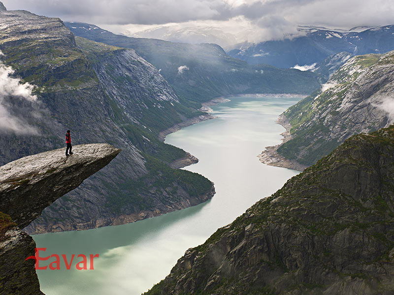 ترول تونگا از مناظر طبیعی نروژ