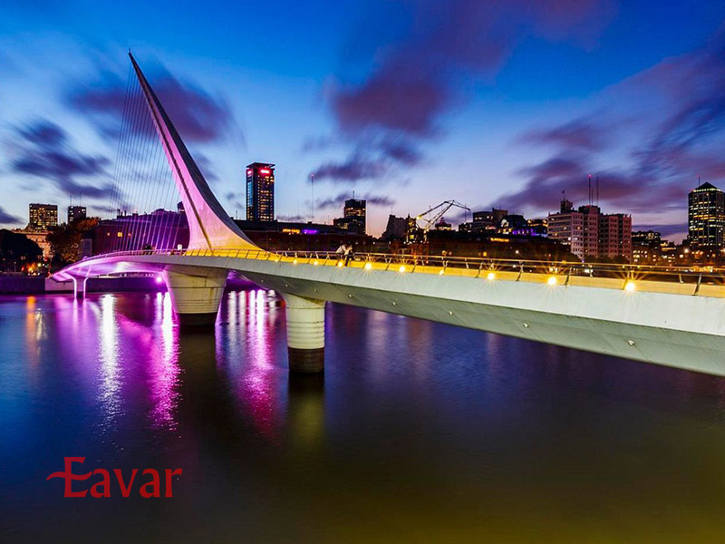 پل زن نماد معماری مدرن بوینس آیرس