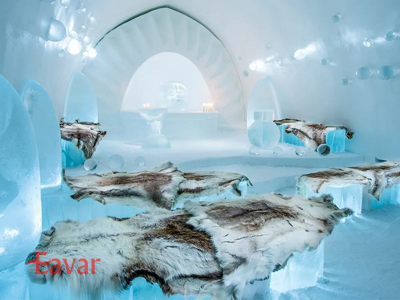 هتل یخی یوکاسیاروی از دیدنیهای سوئد