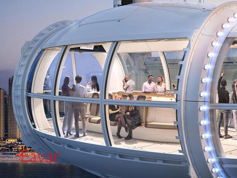 انواع کابین چرخ و فلک دبی