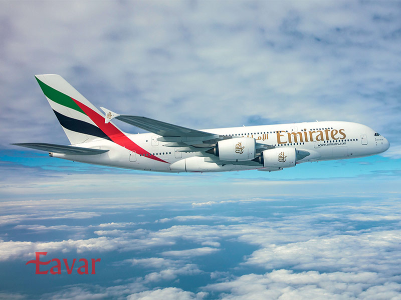 هواپیمایی امارات در مسیر تهران دهلی