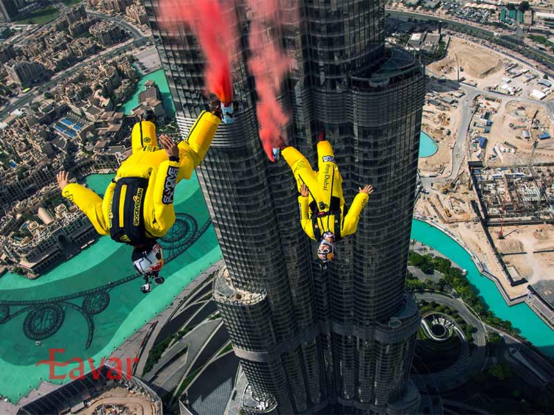 بیس جامپینگ برج خلیفه