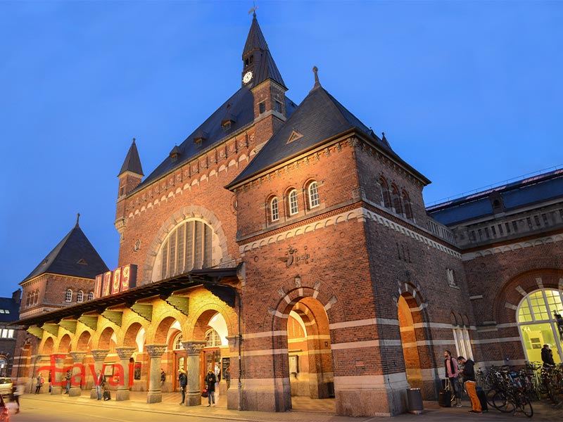 مهم ترین ایستگاه های قطار دانمارک