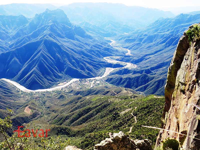 دره کوپر از جاذبه های طبیعی مکزیک