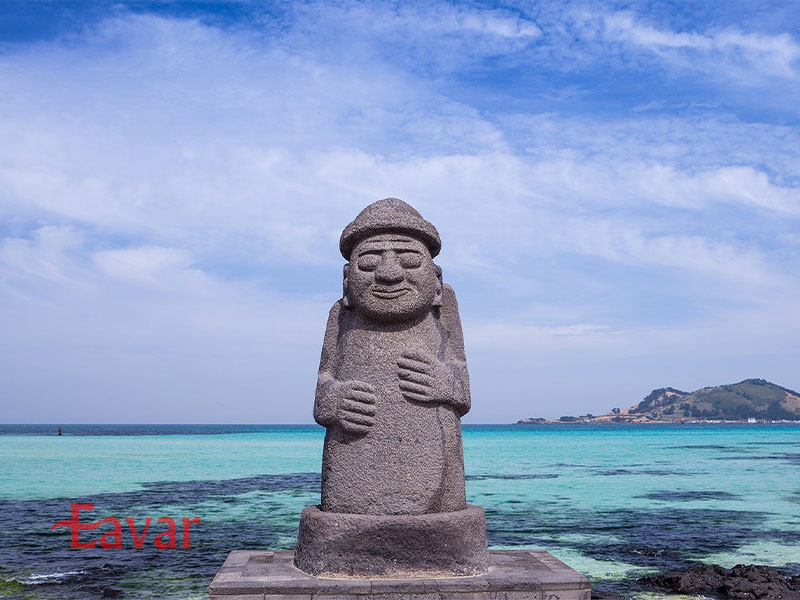 صخره های پدربزرگ در جزیره ججو