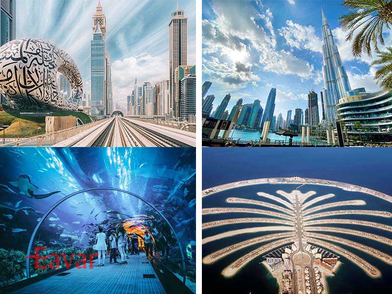 قیمت جاهای دیدنی دبی