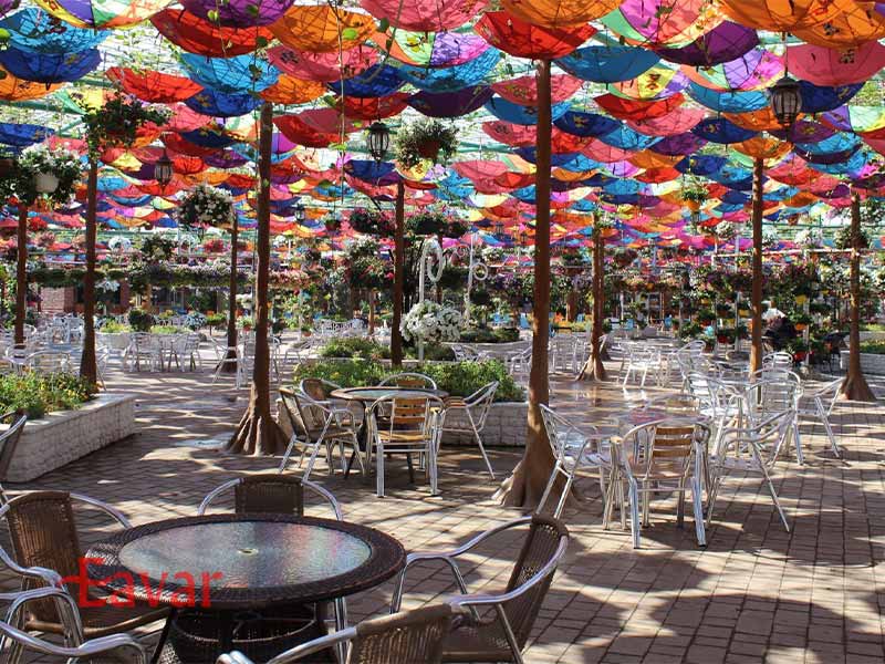 امکانات باغ گل معجزه دبی