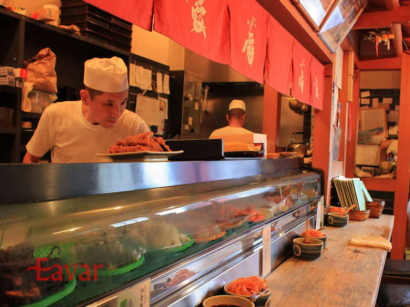 اندو سوشی از سوشی فروشی های اوساکا