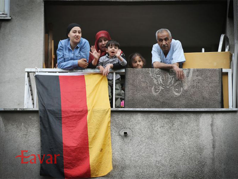 رفتار مردم آلمان با مهاجران