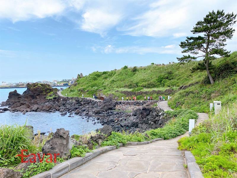 مسیر ساحلی هندام در جزیره ججو