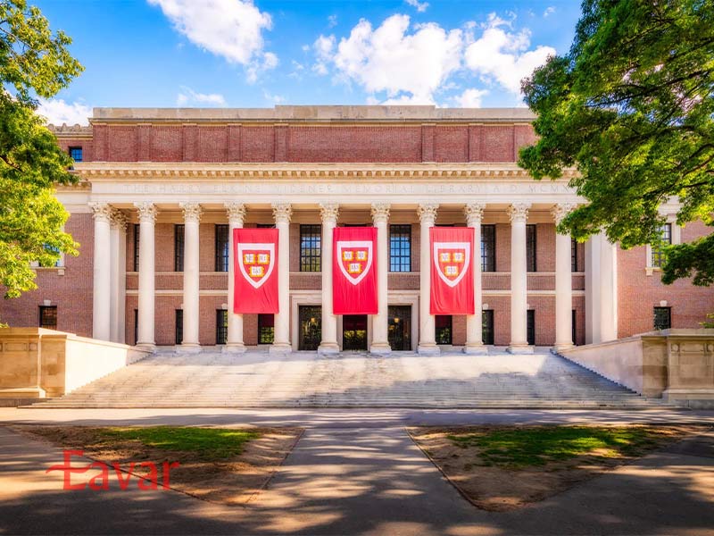 دانشگاه هاروارد از ۵ دانشگاه برتر جهان