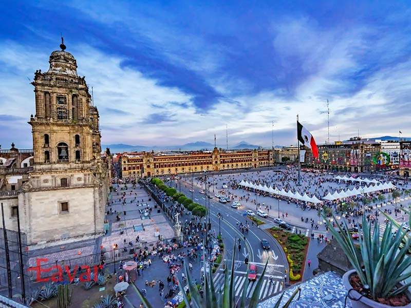 مرکز تاریخی مکزیکوسیتی از مکان دیدنی مکزیک