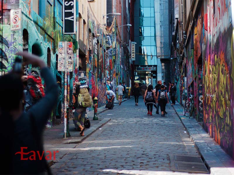 کوچه هوزیر از جاذبه های ملبورن