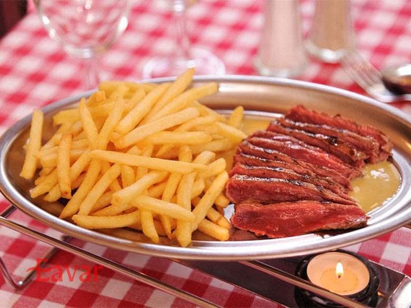 استیک رستوران آنترکوت پاریس