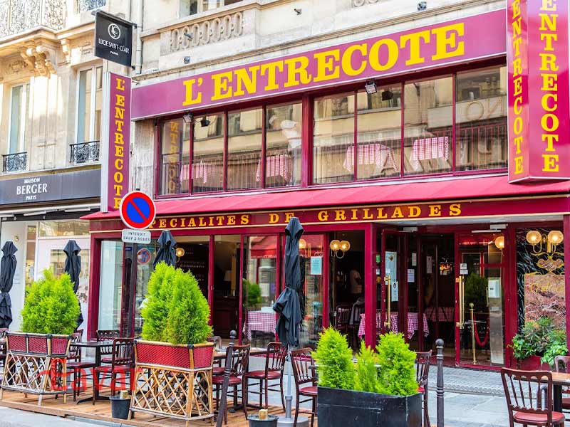 رستوران آنترکوت پاریس از بهترین رستوران های پاریس