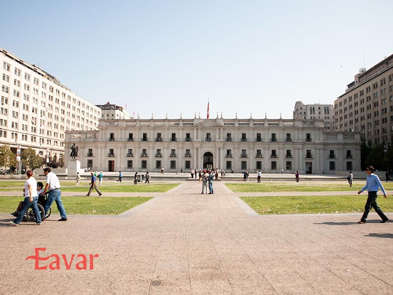 کاخ لا موندا از جاهای دیدنی سانتیاگو در شیلی