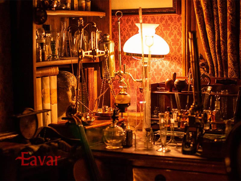 اتاق کار شرلوک هلمز در خانه شرلوک هلمز لندن