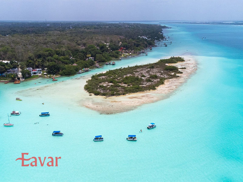 دریاچه باکالار از جاذبه های طبیعی مکزیک