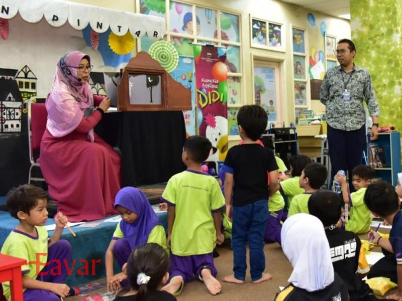 تورهای کتابخانه گردی کودکان در مالزی